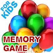 Kids Memory balloon game