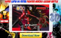 슈퍼 루핀 대 Patra Fighter Heroes Legend Battle Screen Shot 1