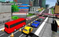otobüs simülatörü şehir sürücüsü Screen Shot 3