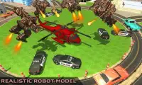 Futuristic Air Helicopter Flying Robot Transform Screen Shot 1