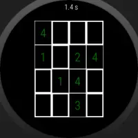 Sudoku Wear - Sudoku 4x4 for watch with Wear OS Screen Shot 7