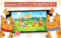 Cats Pets ピクニック! 子供教育ゲーム & 動物ゲーム! Screen Shot 6