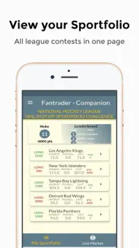 Fantrader Companion : Fantasy Sports 2.0 Screen Shot 1