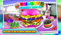 DIY Rainbow Burger Shop Chef Screen Shot 3