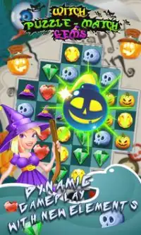 Witch Puzzle Match 3 Gems Screen Shot 0