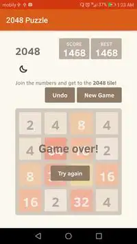 2048 Game Screen Shot 4