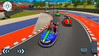 Super Hero Kids Bumper Car Race Screen Shot 2