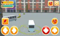 Blocky Bus Battle: Holo Rider 3D Screen Shot 3