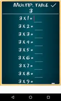 Multiplication Table FREE Screen Shot 3