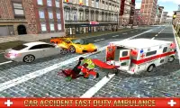 Salvamento da ambulância Motorista Simulator 2017 Screen Shot 3
