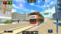 Gerçek Tramvay Sürüş Sim 2018: Şehir Tren Sürücüsü Screen Shot 5