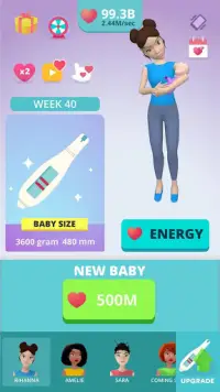 엄마와 아기 - 3D 임신 시뮬레이터 Screen Shot 2