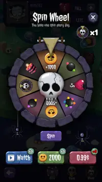 Toon Tap Blast : Halloween Puzzle Screen Shot 3