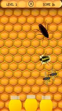 Honeycomb Defence - Bugs Smash Screen Shot 10