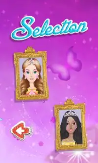 Princess salon girls games Screen Shot 1