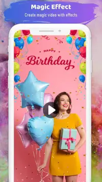 Birthday Video Maker with Song Screen Shot 5