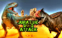 Dinozor vahşi saldırı Screen Shot 4