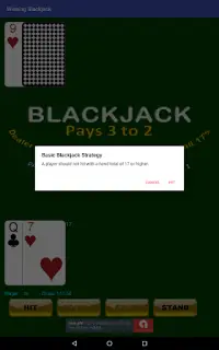 Winning Blackjack Screen Shot 22