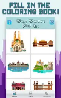 Wonders Of The World –  Color By Number Screen Shot 2
