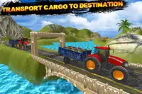 manejar tractor juego: tractor transporte juegos Screen Shot 0