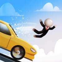 Drive N Glide: Car Trampoline Jump