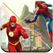 Superhero rayo flash hero juego
