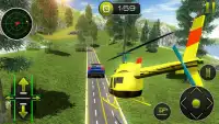 Helicóptero de emergencia Sim: Rescue Helicopter g Screen Shot 3