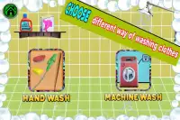 niños lavando ropa de lavandería Screen Shot 1