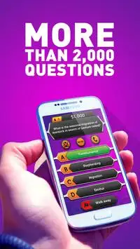 MILLIONAIRE free quiz Screen Shot 1