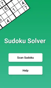 Sudoku Solver - Scanner app using camera Screen Shot 0
