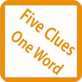 5つの手がかり1単語 - 単語を推測する