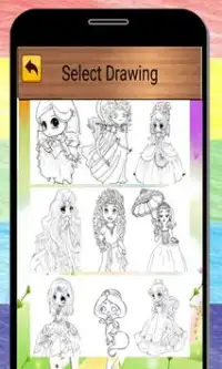 Princess Coloring Games: Drawing For Kids 🎨 Screen Shot 1