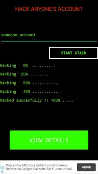 HACK ANY ACCOUNT Screen Shot 0