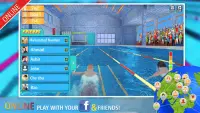Swimming Contest Online : Water Marathon Race Screen Shot 0