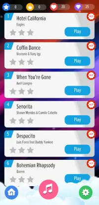 Piano Tiles 4 Offline - Free Magic Music Games Screen Shot 2