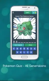 Pokemon Quiz - All Generations Screen Shot 0