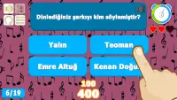 Kimin Şarkısı ? Türkçe Hit Şarkılar ( 1000 Şarkı) Screen Shot 4