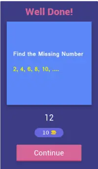 Find The Missing Number IQ Test Screen Shot 1