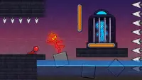 Red Stick and Blue Stick - Puzzle Maze Adventure Screen Shot 2