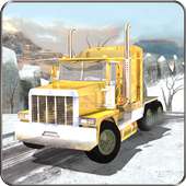 Uphill Snow Cargo Truck Drive