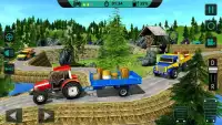 Traktor Pertanian Kargo - Simulator Transportasi Screen Shot 10