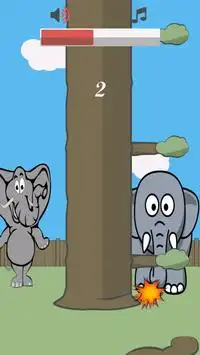 Timber Elephant Screen Shot 2