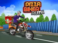 Pizza Delivery Bike Rider - 3D Racing Screen Shot 10