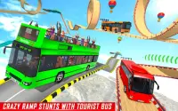 버스 램프 스턴트 게임 : 불가능한 버스 운전 게임 Screen Shot 3