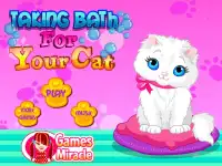 Baby Cat Bath Care Screen Shot 4