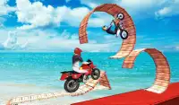 Racing In Moto Bike Stunt : Impossible Road Game Screen Shot 3