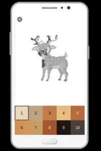 Animals Color By Number Pixel Art-Sandbox Coloring Screen Shot 4