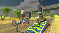 Chained Bicycle: Real Furious Highway Racing Games Screen Shot 0