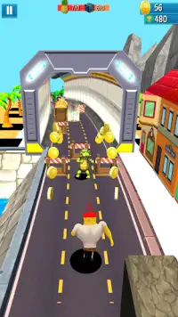 Subway sponge Run Super bob Screen Shot 2