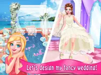 Ngày cưới:trang điểm cô gái,ăn mặc và trò chơi tóc Screen Shot 2